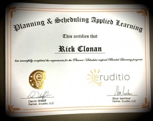 certificate Rick Clonan
